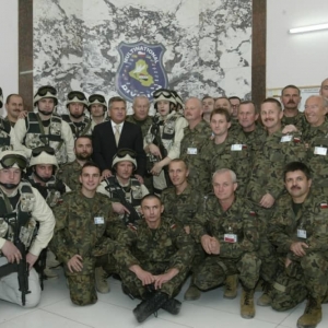 Wizyta prezydenta Kwaśniewskiego - Irak 2003 r.