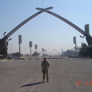 Generał Kwiatkowski - Bagdad 2003r.