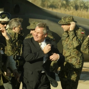 Wizyta prezydenta Kwaśniewskiego w Iraku - 2003 r.